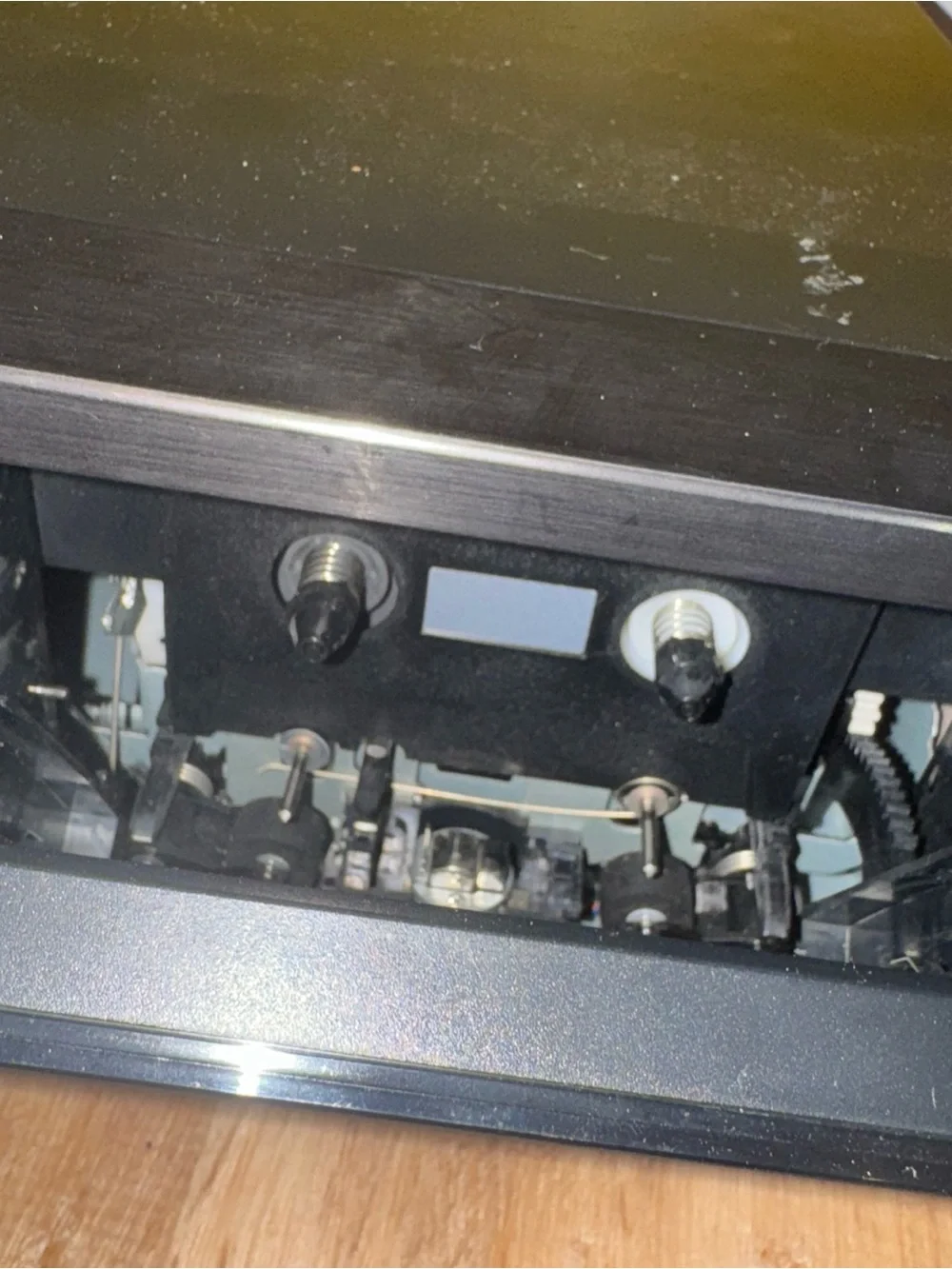 Sony Stereo Cassette Deck TC-WR521 Turns On Untested needs Speakers to hear Turn